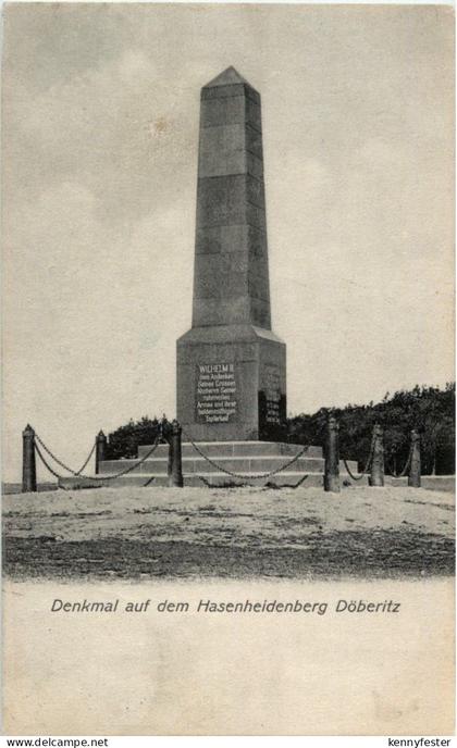 Döberitz - Denkmal auf dem Hasenheidenberg