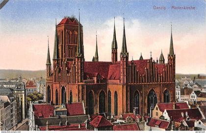 Danzig Marienkirche Postkarte