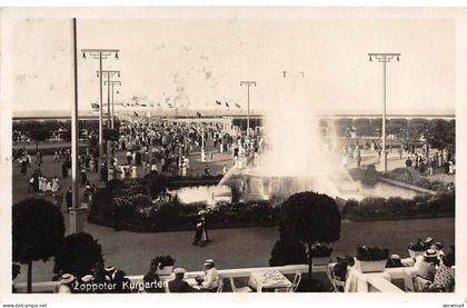 Ostseebad Zoppot / Danzig Kurpark Postkarte Danzig Briefmarke 1938