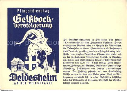 Deidesheim Geissbockversteigerung
