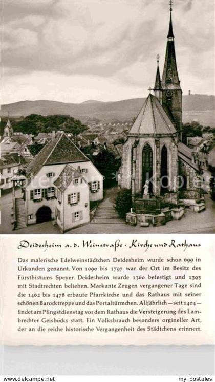 Deidesheim Kirche Rathaus