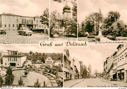 Delitzsch Bahnhof Berufsschule Dr Schulze Delitzsch Denkmal Wilhelm Pieck Strass