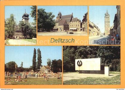 Delitzsch Schloss Marktplatz Breite-Strasse Freibad