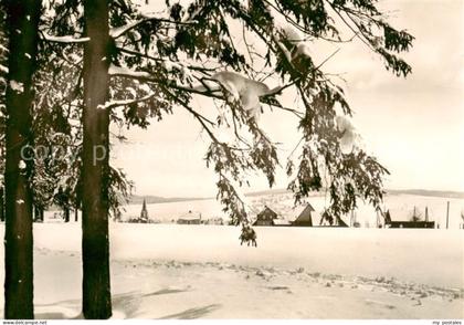 Deutscheinsiedel Deutschneudorf Winterpanorama