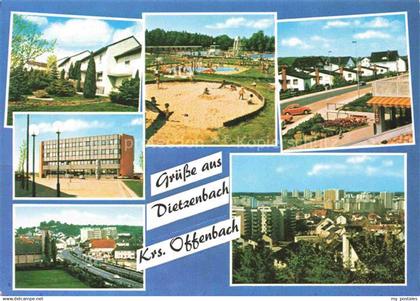 Dietzenbach Offenbach Main Hessen Teilansichten Panorama