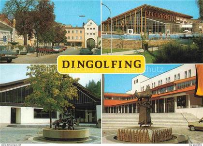 Dingolfing Marienplatz Schwimmbad Caprima Eishalle Rathaus