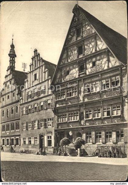 Dinkelsbuehl Fachwerkhaeuser