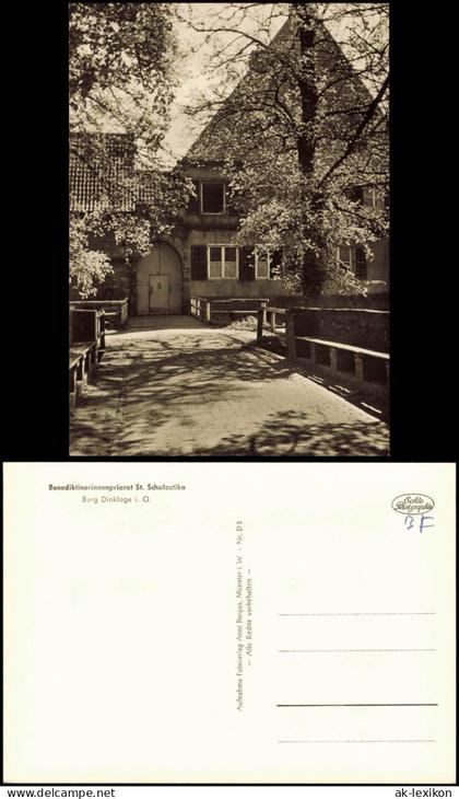 Dinklage Benediktinerinnenpriorat St. Scholastika Burg Dinklage i. O. 1950
