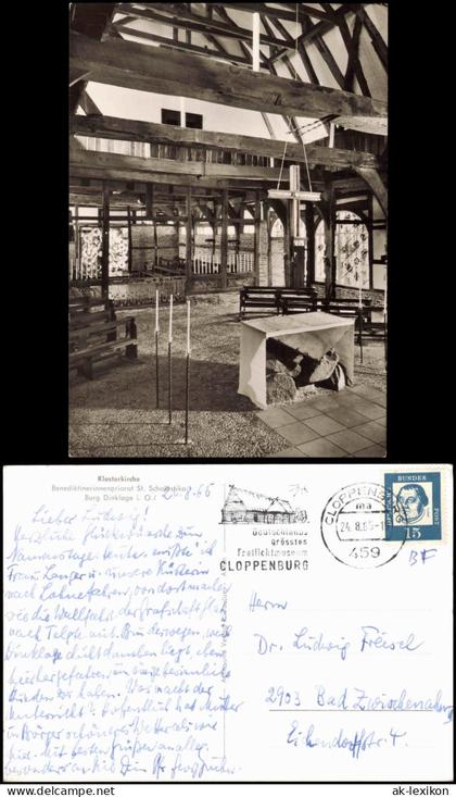 Dinklage Klosterkirche Benediktinerinnenpriorat St. Scholastika 1960