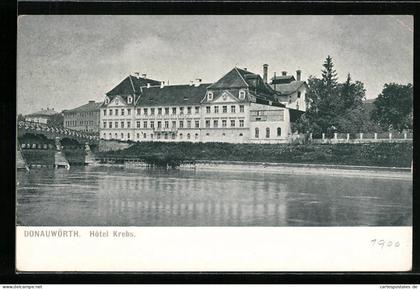 AK Donauwörth, Hotel & Brauerei Krebs