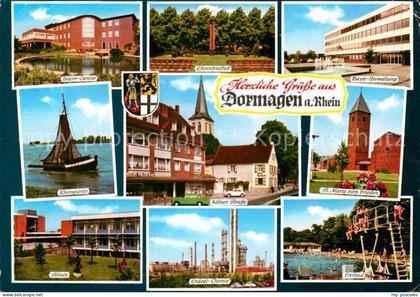 Dormagen Bayer Casino Ehrenfriedhof Bayer Verwaltung Rheinpartie Koelner Str St