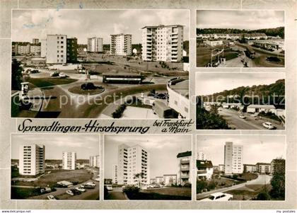 Sprendlingen  Dreieich Wohnsiedlung Hochhaeuser Bromsilber