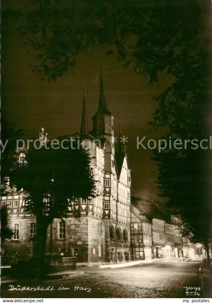 Duderstadt Nachtaufnahme Innenstadt