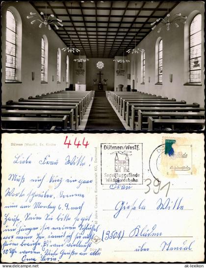 Ansichtskarte Dülmen Ec. Kirche - Innen 1962