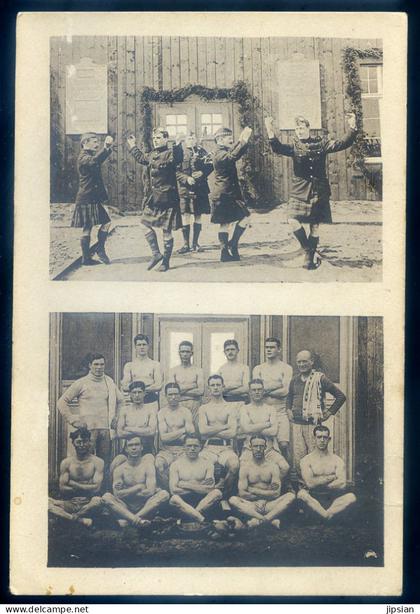 cpa d' Allemagne -- Lager Dülmen / Duelmen , groupe de boxeurs et danseurs du camp de Dülmen    JU25-76