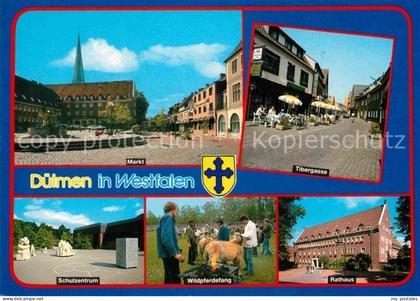 Duelmen Markt Tibergasse Schulzentrum Wildpferdefang Rathaus