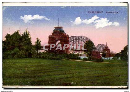 Allemagne - Deutschland - Duesseldorf - Rheinbruecke CPA