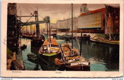 Allemagne - RHENANIE DU NORD WESTPHALIE - DUISBURG - hafen