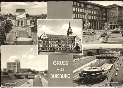 Duisburg Ruhr Duisburg Bahnhof Theater Handelskammer Rathaus