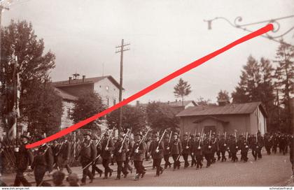 Foto AK Ebersbach Bahnhofstraße Jäger Parade Bahnhof Neugersdorf Neusalza Spremberg Seifhennersdorf Eibau Löbau Zittau