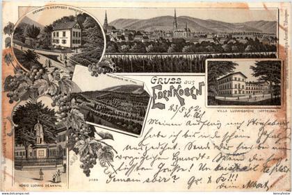Gruss aus Edenkoben - Litho