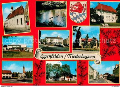 Eggenfelden Kirche Schwanenteich Teilansichten