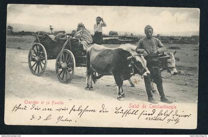 Dt. Auslandspostämter Türkei Ansichtskarte Konstantinopel nach Dresden 1902