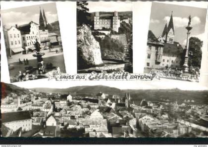 Eichstaett Oberbayern Eichstaett Marktplatz Platz  Burg x 1960