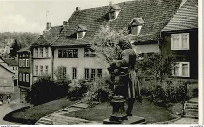 Eisenach Thueringen Eisenach Bachhaus Bach Denkmal