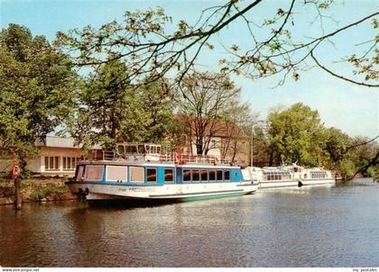 Eisenhuettenstadt Anlegestelle der Fahrgastschiffe