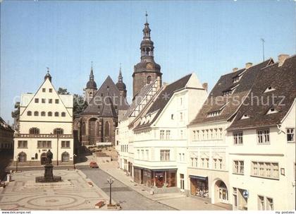 Eisleben Markt Lutherdenkmal Andreaskirche Lutherstadt