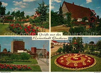 Elmshorn Rosenhof Teppich Kibek Blumenuhr