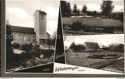 Enger OT Westerenger Kirche Park Kinderspielplatz