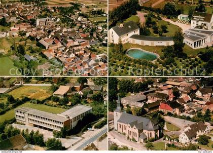 Erp Rheinland Fliegeraufnahme Agrippina Schulheim Volksschule Kirche