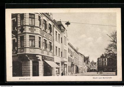 AK Erkelenz, Markt und Bahnstrasse
