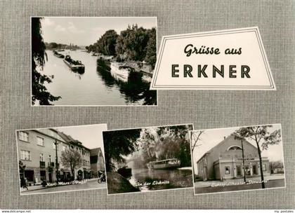 Erkner Frachtkaehne Karl Marx Strasse An der Loecknitz Lichtspieltheater Vorwaer