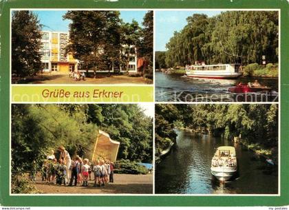 Erkner Lenin Oberschule Schiffsanlegestelle Daemeritzsee Rathauspark Loecknitzka