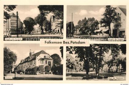 Falkensee Strasse des Friedens Strasse der Jugend Rathaus Platz der Nationen