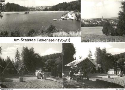 Falkenstein Vogtland Am Stausee Bungalows Grillplatz Panorama