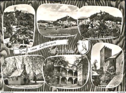 Falkenstein Vogtland Falkenstein Siedlung Burg Kapelle x 1962