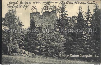 Falkenstein Vogtland Ruine Burgstein