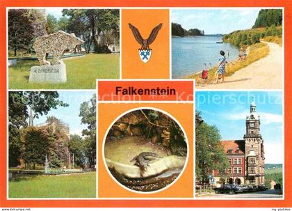 Falkenstein Vogtland Schlossfelsen Talspere Schlossfelsen Tirpark Krokodil