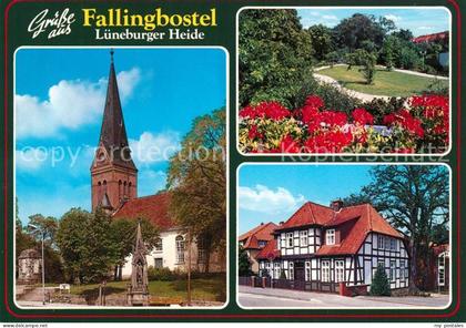 Fallingbostel Kirche Fachwerkhaeuser Park
