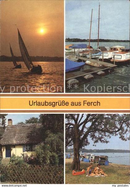 Ferch Schwielowsee altes Fischerhaus Hafen