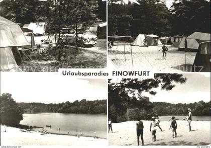 Finowfurt Urlaubsparadies Campingplatz See Strand
