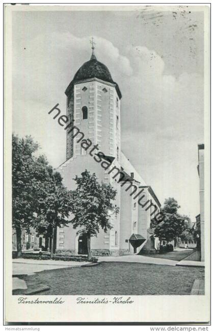 Finsterwalde - Trinitatis-Kirche - Bahnpost