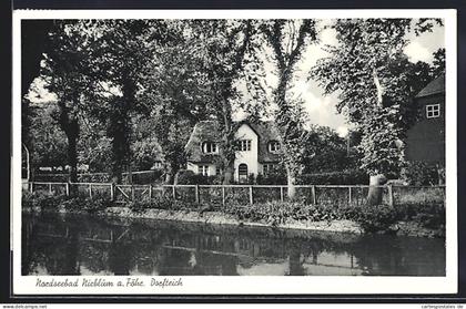 AK Nieblum a. Föhr, Nordseebad, Dorfteich