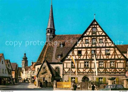 Forchheim Oberfranken Fachwerkaus und Kirche