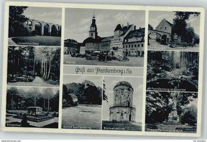 Frankenberg Eder Frankenberg Luetzeltalbruecke Sieges Denkmal Schloss Sachsenbur