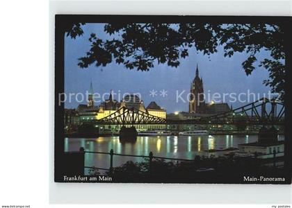 Frankfurt Main Main Panorama